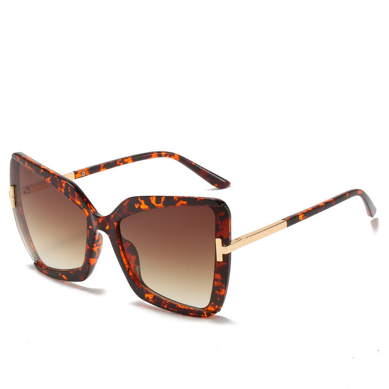 Luxuriöse Übergroße Schild Sonnenbrille Karnz