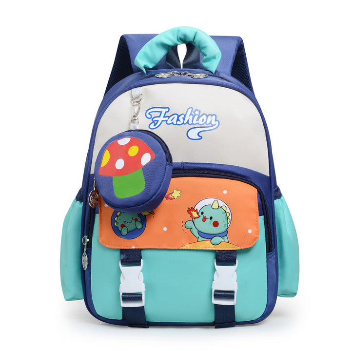 Verspielter Rucksack für die Schule im Cartoon-Stil Karnz