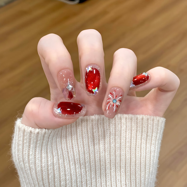 Glitzernde Kunstnägel Karnz