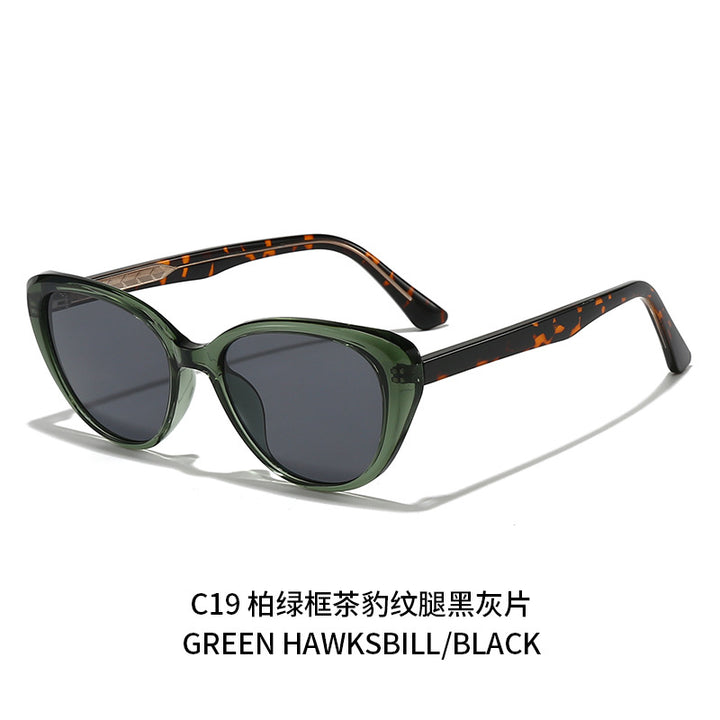Damen stylische Cat-Eye Sonnenbrille mit UV-Schutz und komfortablem Gestell Karnz