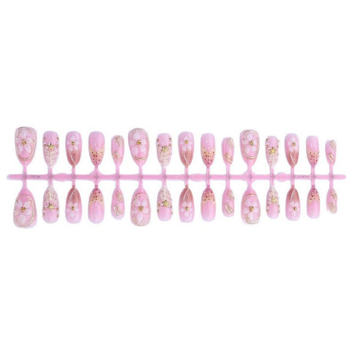 Künstlerisches Press-On-Nageldesign Karnz