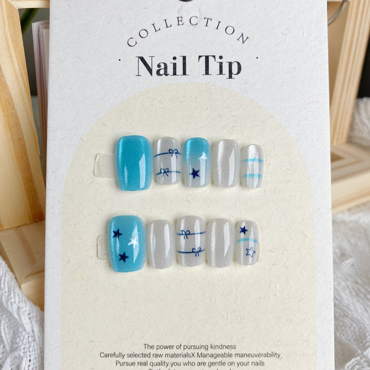 Elegante Stern-verzierte Nagelkunst Tipps