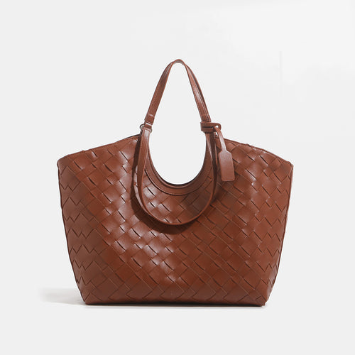 Gewebte Leder Tragetasche