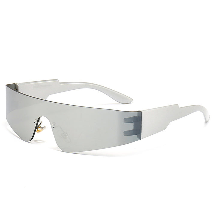 Damen Sportliche Sonnenbrille mit futuristischem Design Karnz