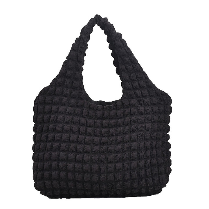 Gemütliche strukturierte Schultertasche