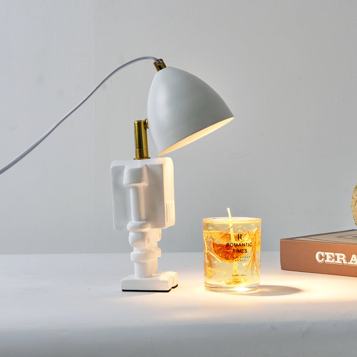 Künstlerische Tischlampe