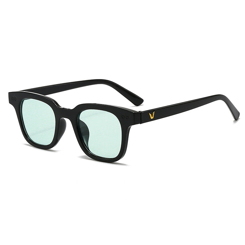 Moderne Quadratische Rahmen Sonnenbrille