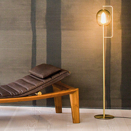 Moderne Glaslaterne Stehlampe