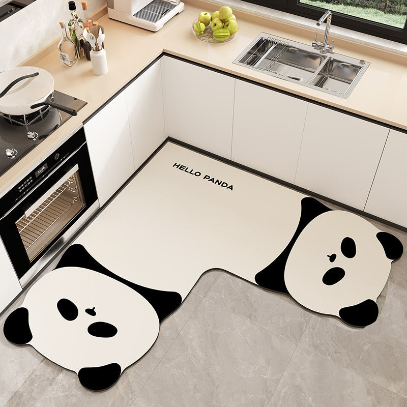 Kat-förmige dekorative Küchenmatte für Zuhause