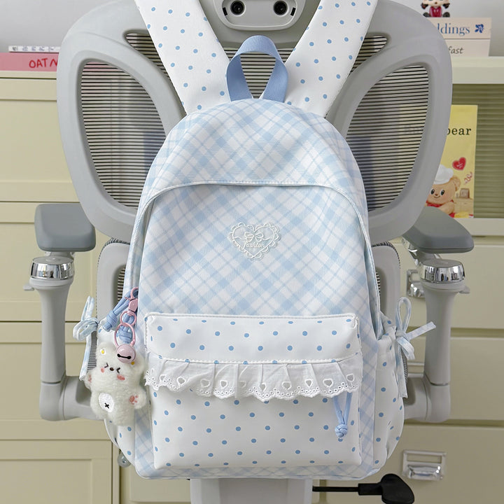 Verspielter Hasenohren-Design Rucksack Karnz