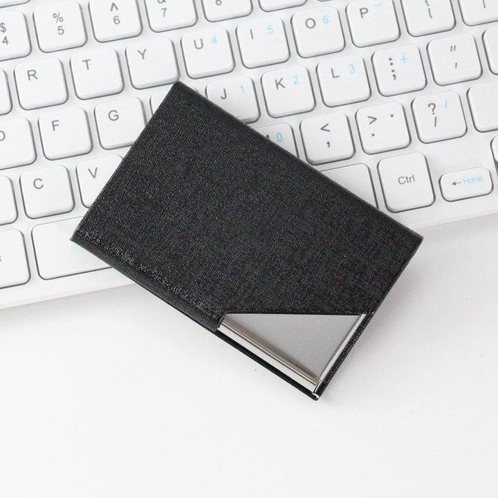 Premium Elegantes RFID-blockierendes Visitenkartenetui