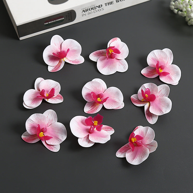 Künstliche Orchideenblütenakzente für die Wohnkultur
