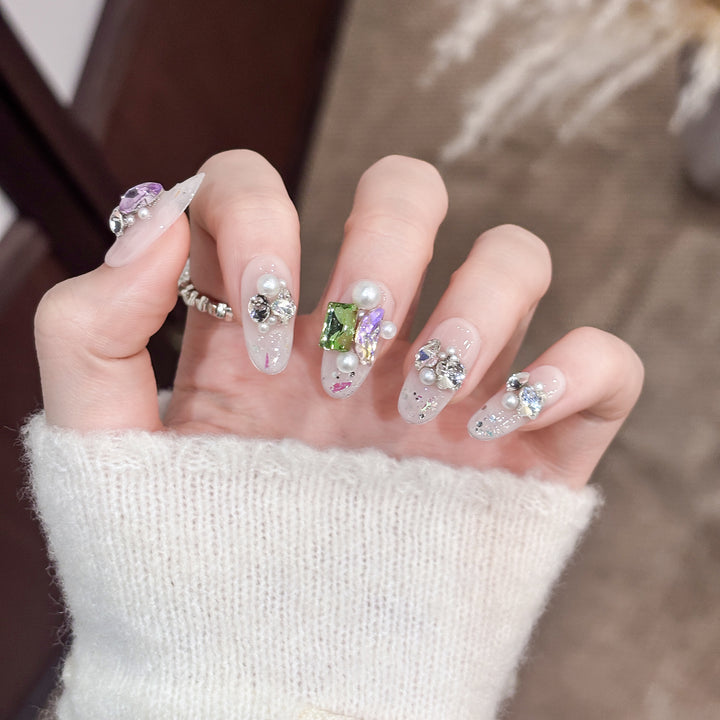 Glamouröse 3D Dekorative Nagelspitzen