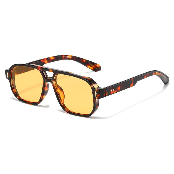 Modebewusste polarisierte rechteckige Sonnenbrille Karnz