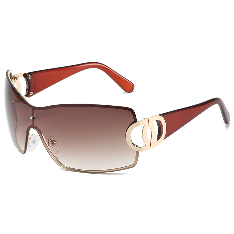 Stylische Chunky Quadratrahmen Sonnenbrillen Karnz