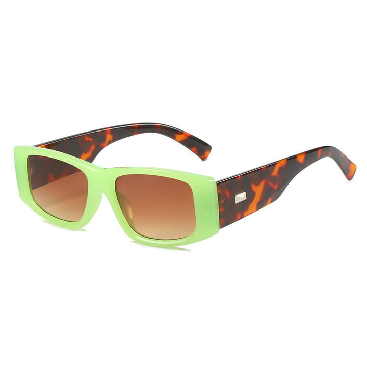 Chunky Retro-inspirierte quadratische Sonnenbrille Karnz