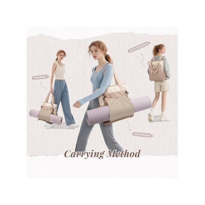 Yoga-Rucksack mit Praktischem Roll-Up Fach Karnz