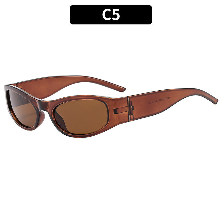 Moderne Schlanke Katzenaugen-Sonnenbrille