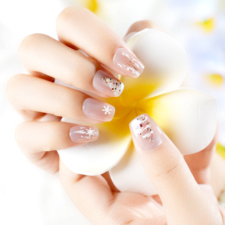 Saisonales Thematisches Press-On Nagelset Karnz