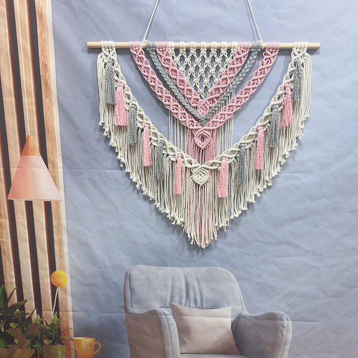 Macramé Wandkunst Karnz