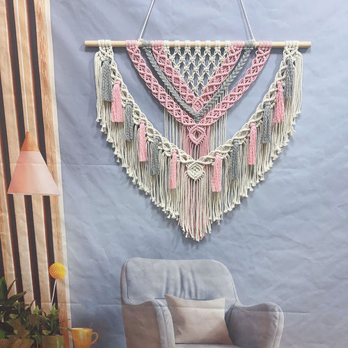 Macramé Wandkunst Karnz
