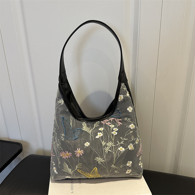 Elegante Schmetterlings-verzierte Schultertasche