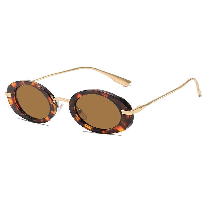 Elegante ovale Rahmen-Sonnenbrille Karnz