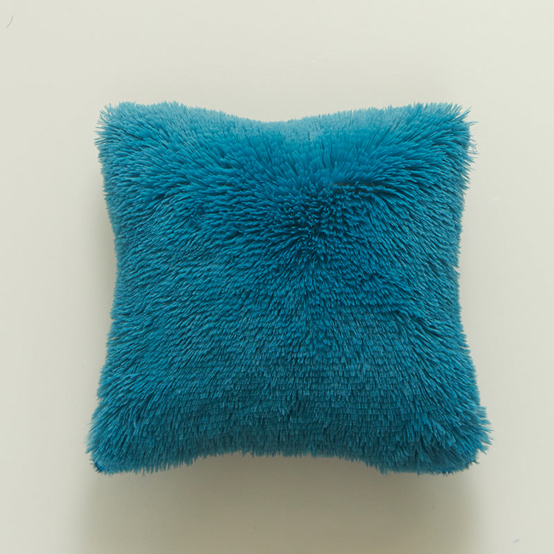Plüschweiche Textur Dekokissen