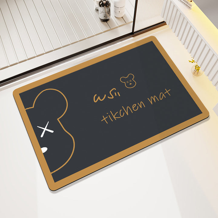 Niedlicher cartoonfülliger Badteppich Karnz