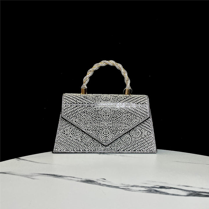 Strass-besetzte Abendhandtasche