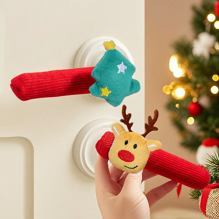 Türgriffschmuck mit Weihnachtsmann Karnz