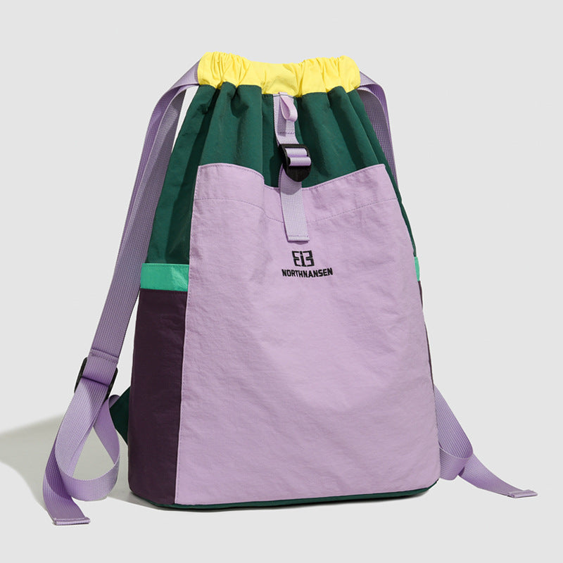 Bunter Kordelzug-Rucksack Karnz