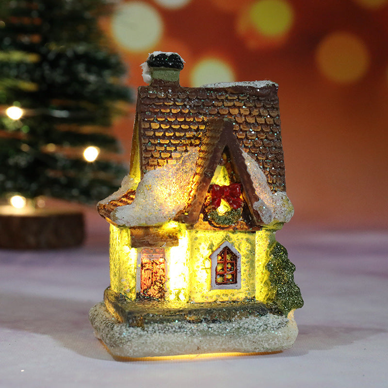 Dekorative Weihnachts-Spielzeughaus Figur