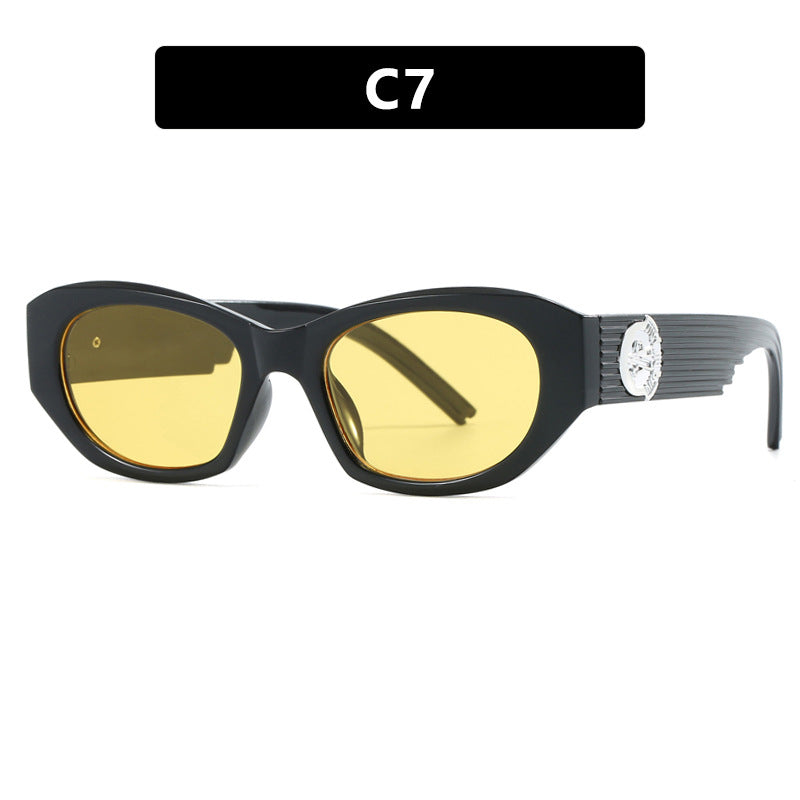 Damen modische Cat-Eye Sonnenbrille mit markantem Design und luxuriösen Details Karnz