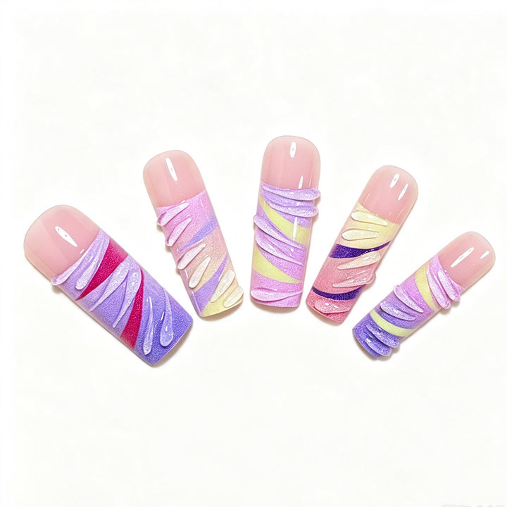 Künstlerische Lange Nagelspitzen Karnz