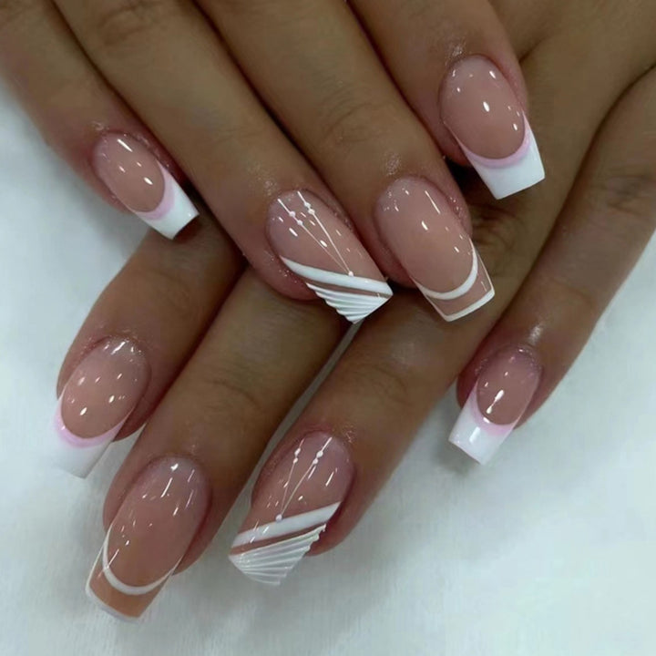 Moderne Geometrische Nagelkunst Karnz