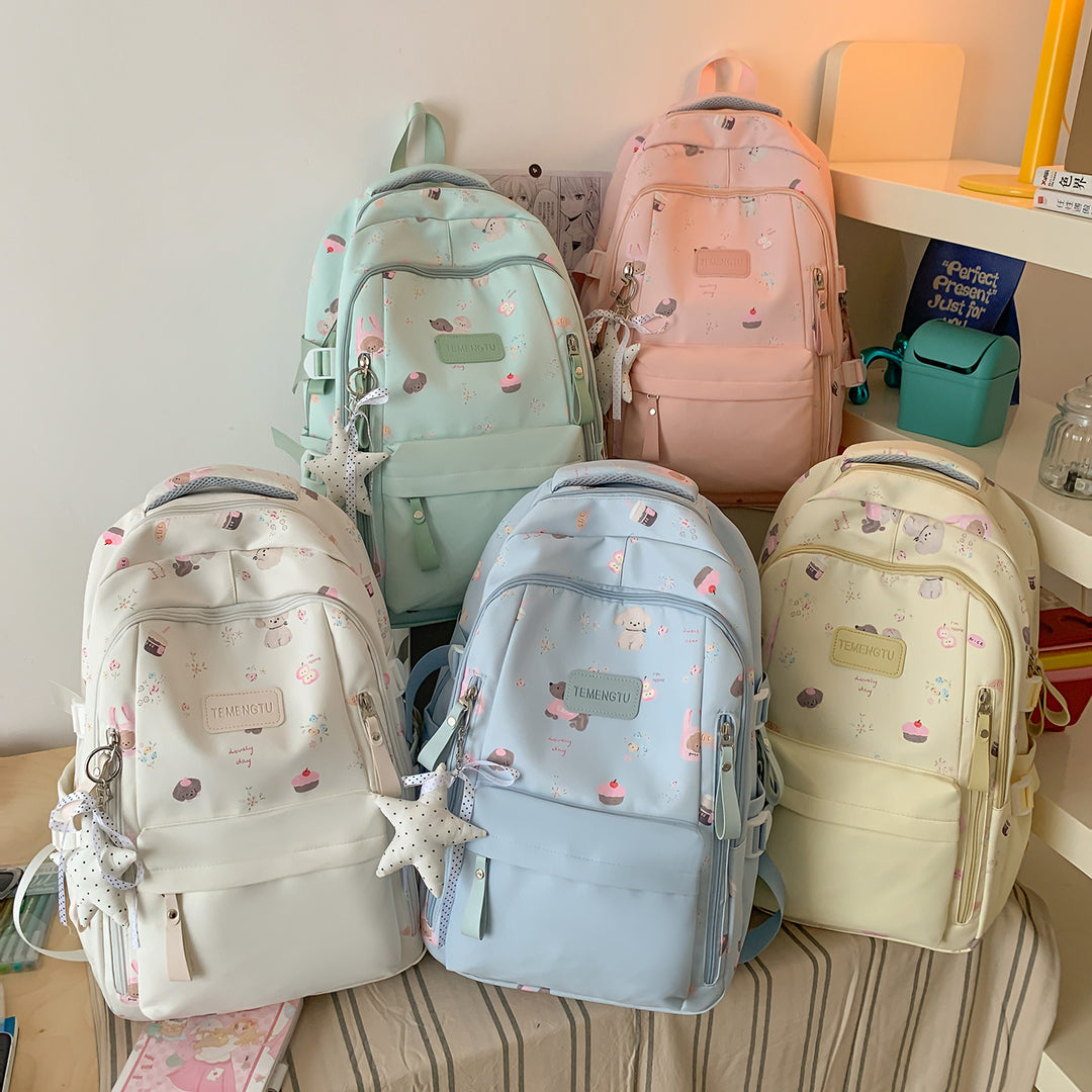 Verspielt Illustrierter Rucksack Karnz 1791205930