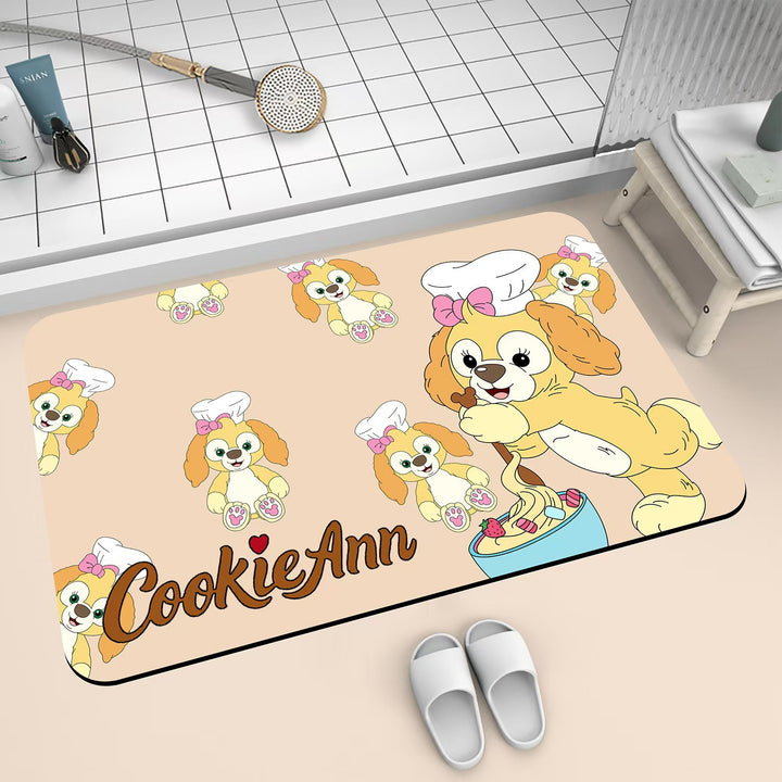 Cartoon Tier Badematte