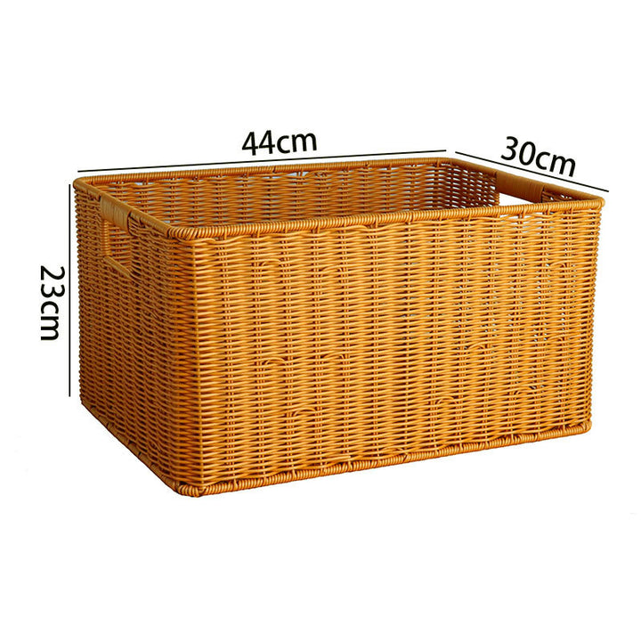 Rattan Aufbewahrungskorb mit Griffen Karnz