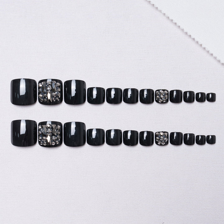 Dekoratives Rhinestone Pediküre Set  1791110394