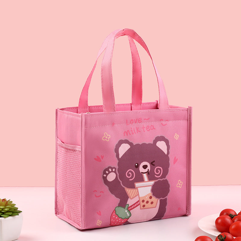 Kinder Isolierte Cartoon Lunch Tasche Karnz