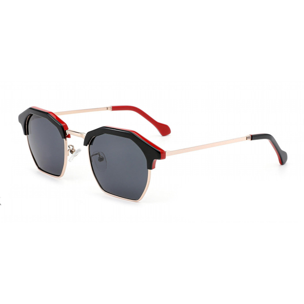 Damen Sonnenbrille im modernen, facettenreichen Stil Karnz