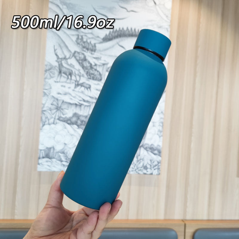 Damen Hochwertige Edelstahltrinkflasche mit rutschfestem Griff Karnz