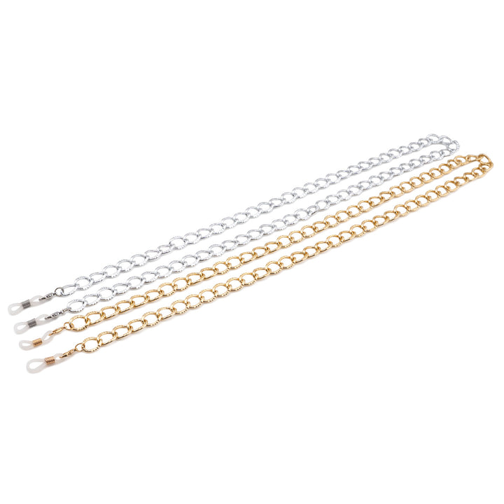 Chunky Metall Brillen Kette Karnz