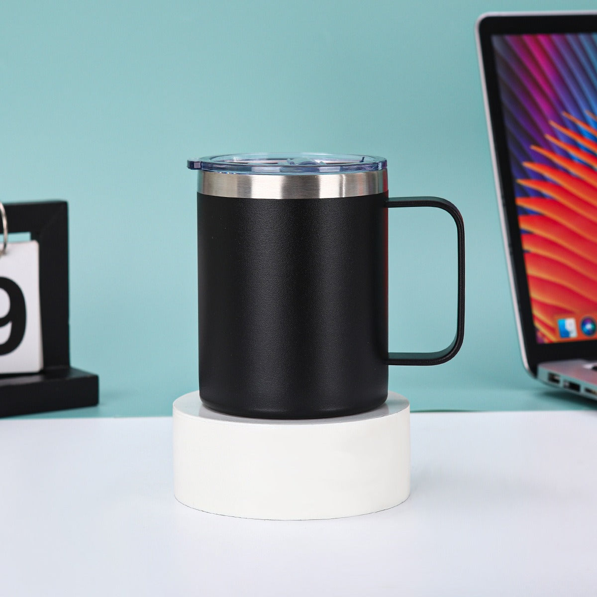 Damen isolierter Kaffee-Genussbecher mit ergonomischem Griff Karnz