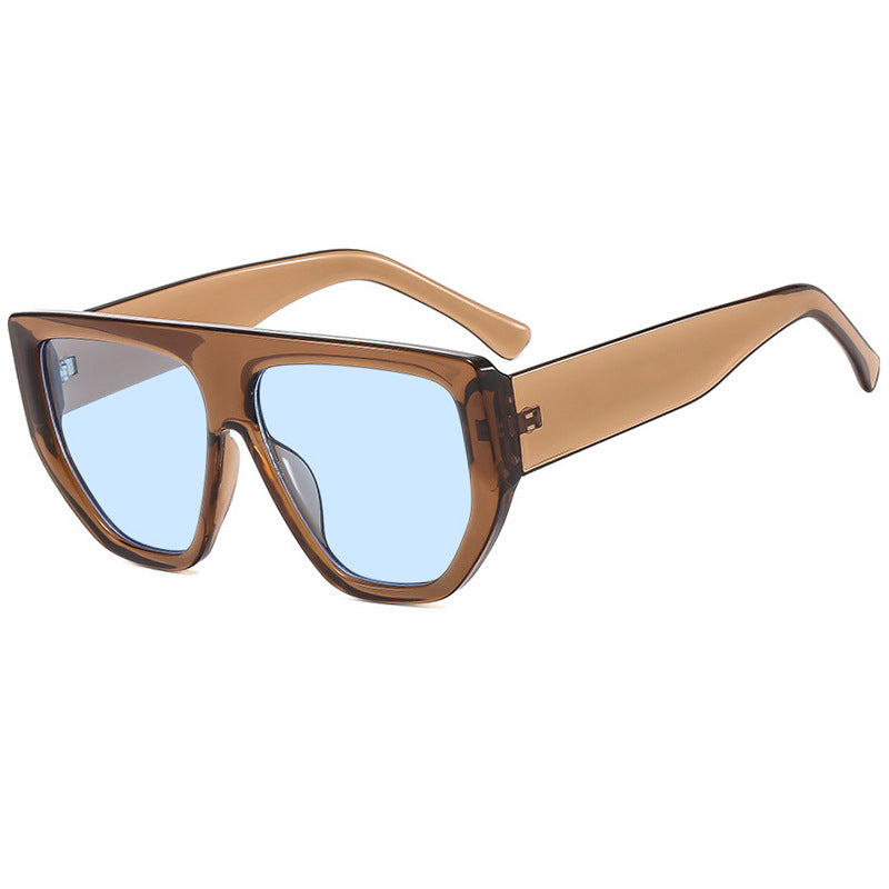 Damen modische Oversized-Sonnenbrille mit innovativem Rahmen Karnz
