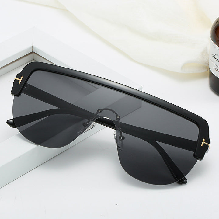 Zeitgenössische Voll-Rahmen Schildkröten-Sonnenbrille Karnz