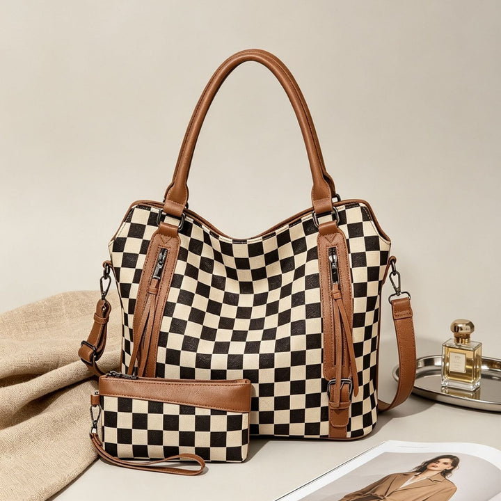 Modische Handtasche mit Praktischem Zubehör Karnz