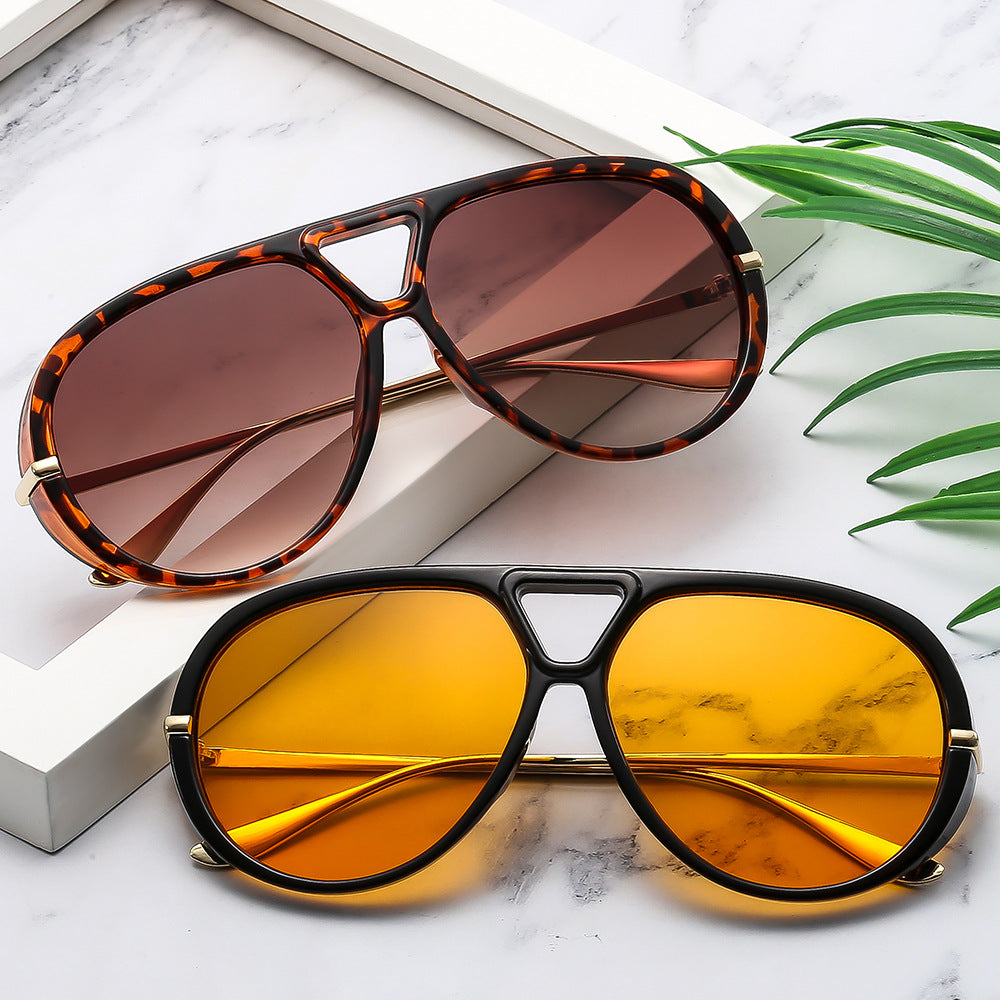 Damen Oversized Glamour-Sonnenbrille Karnz
