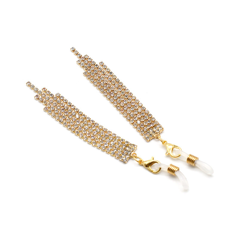 Glamouröse Strass-Brillekette Karnz